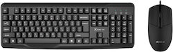 Xtrike Me MK-207 Set tastatură și mouse Grecesc