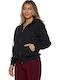 Women's Sweatshirt Jacket Black