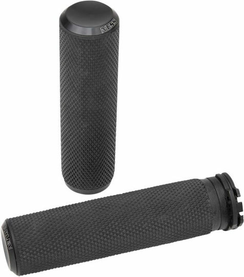 Arlen Ness Motorcycle Handlebars in Black color