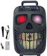 Karaoke Speaker with Wired Microphone and Lighting Effects QS-1803 889718 Black