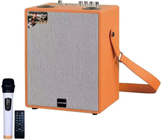 Karaoke Speaker with Wireless Microphone QS-640 889756 Orange