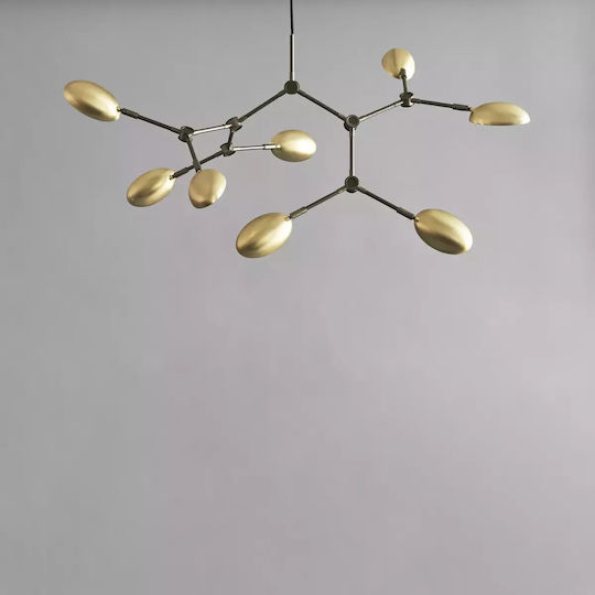 101 Copenhagen Pendant Light Gold 54x78x111cm