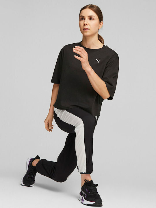 PUMA Logo Μπλούζα Μαύρη