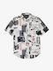 HUF Men's Shirt Short Sleeve White