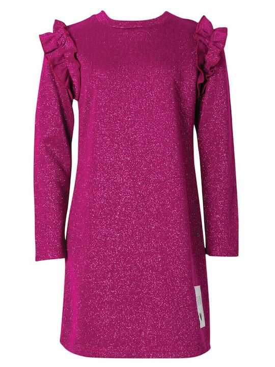 Children's Dress Long Sleeve Purple