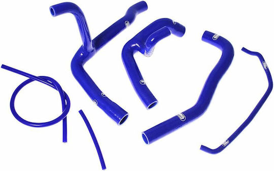 Samco Sport Комплект Яки за Двигател на Мотоциклет Силиконови за Ямаха YZF-R6 Сини