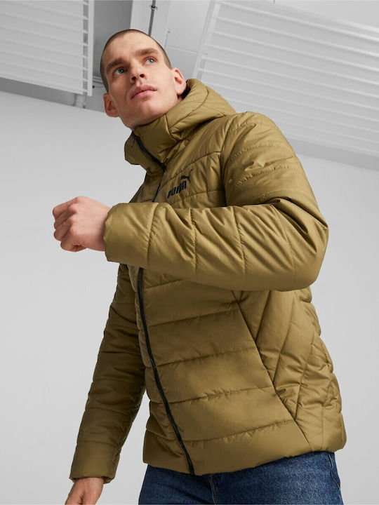 PUMA Essentials Χειμωνιάτικο Μπουφάν Puffer Καφέ