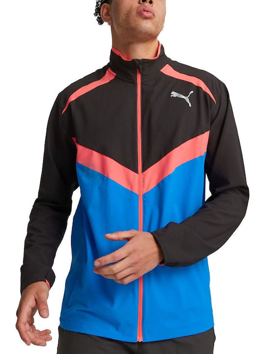 PUMA Run Ultraweave Яке Синьо с Качулка