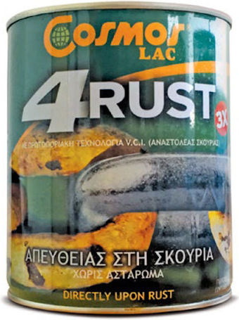 Cosmos Lac Цвят Инхибитор на корозията 4RUST 0.75лт Черен