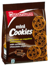 Biscuiți Mini Cookies Cu Chipsuri De Ciocolată Și Cacao Papadopoulou 70 g