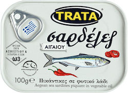 Сардини от Егейско Море Пикантни Trata 100 г