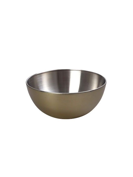 Espiel Inox Salad Bowl Gold 19.5x19.5x9cm