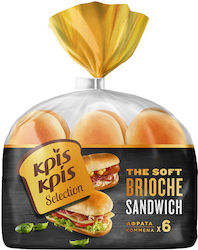 Brioche Buns for Sandwiches Selection Kris Kris (342g) Brioche Buns for Sandwiches Selection Kris Kris (342g)