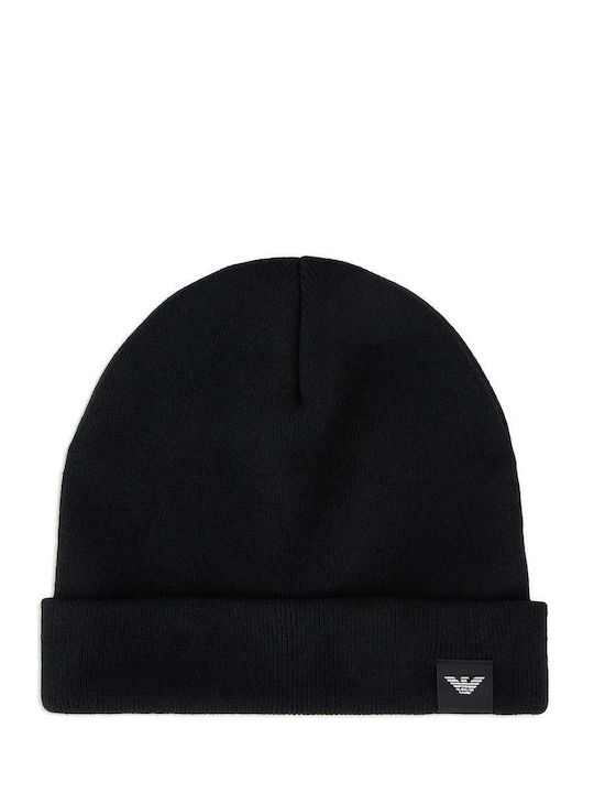 Beanie Unisex Beanie Knitted in Black color
