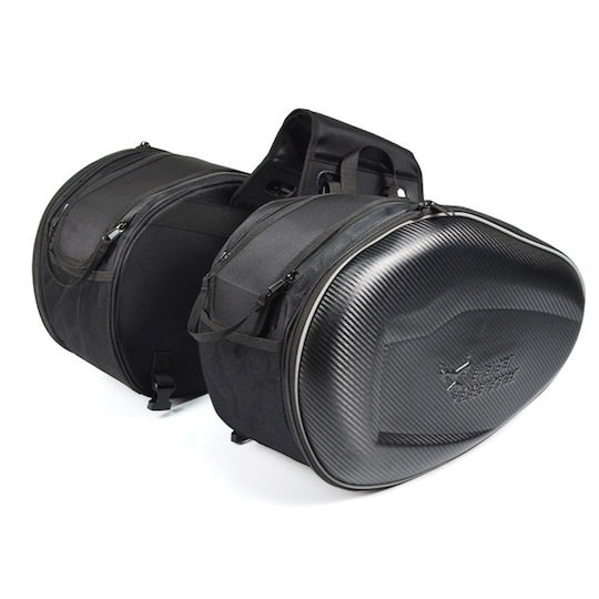Moto Centric Σετ Σαμάρια Μοτοσυκλέτας 41.5lt σε Μαύρο Χρώμα