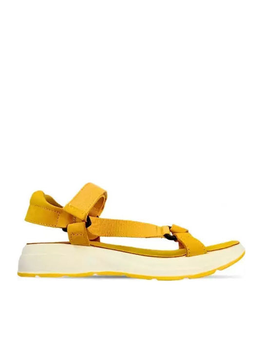 Sunny Sandals Women's Flat Sandals in Yellow Color