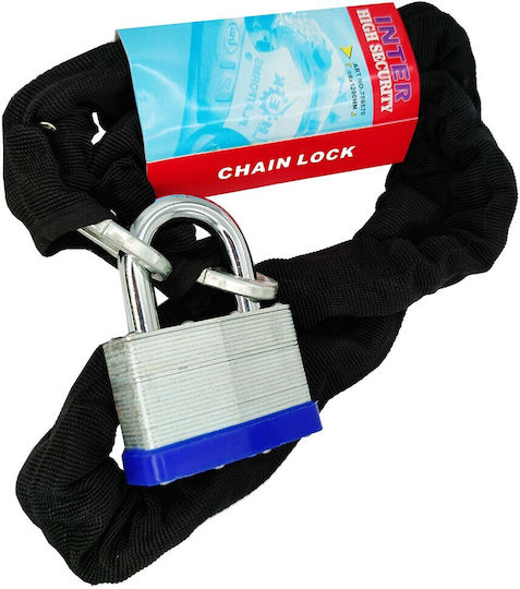 Goizper 120cm Motorcycle Anti-Theft Chain with Lock
