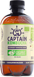 Βιολογικό Ανθρακούχο Ποτό με Γεύση Καρύδα Captain Kombucha (400 ml)