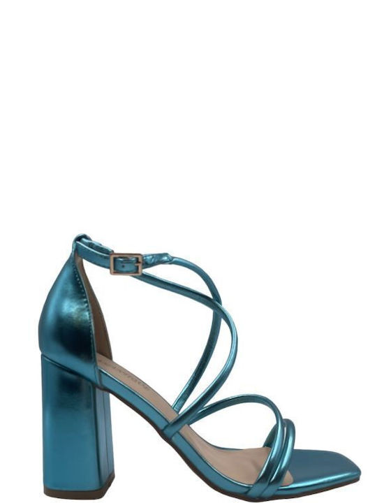 Step Shop Damen Sandalen in Blau Farbe