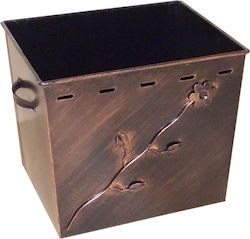 Thermogatz Μεταλλικό Καλάθι Αποθήκευσης Ξύλων 47x35x40cm Χάλκινο Thermogatz Μεταλλικό Καλάθι Αποθήκευσης Ξύλων 47x35x40cm Χάλκινο