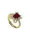 Intimonna Women's Ring Gold Plated