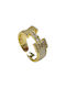 Intimonna Women's Ring Gold Plated