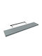 Shelf Wall Gray 118x24x3.8cm