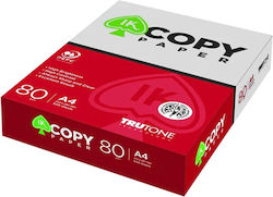 Ik Copy Paper Druckpapier A4 80gr/m² 1x500 Blätter Weiß XA4IK