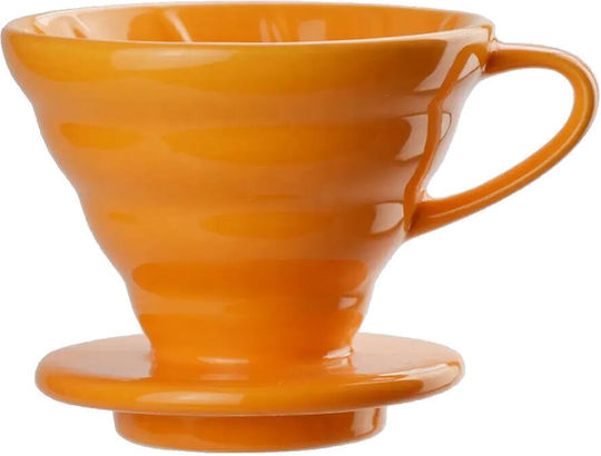 Feggrini J04 Πορτοκαλί Coffee Dripper Κεραμικό Κόκκινο