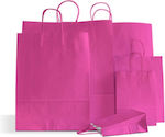 Global Paper Bag for Gift Pink 22x10x31cm.