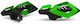 UFO Motorcycle Protective Hand Guards in Green Colour