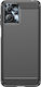 Carbon Fiber Back Cover Silicon Negru (Moto G23)