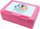 Koupakoupa Plastic Kids' Food Container Bluey Pink