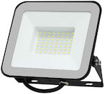 V-TAC Proiector LED 50W Alb Rece 6500K