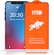 Techsuit 111D 3D Adeziv complet Full Face Tempered Glass Negru (Galaxy S23 Ultra)