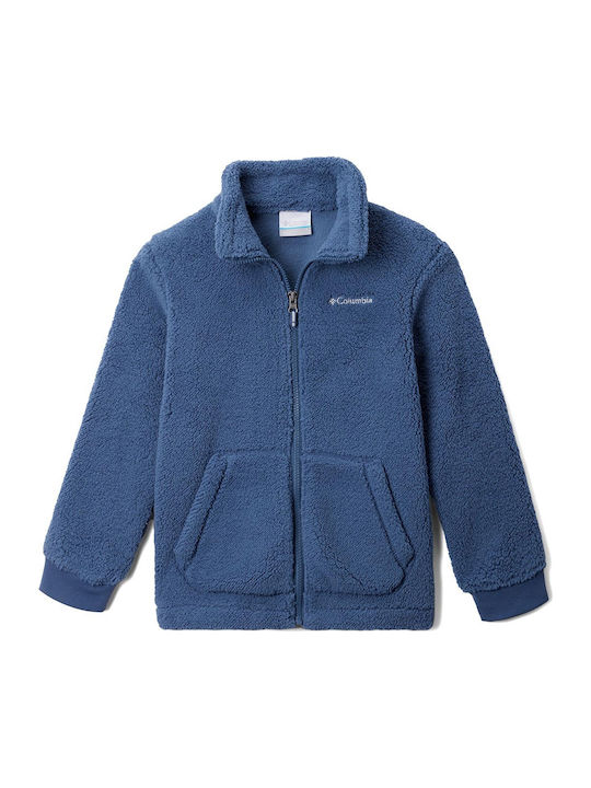 Cardigan pentru copii Fleece Albastru Rugged Ridge Sherpa Full