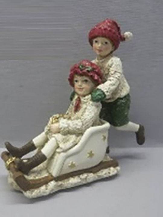 Iliadis Christmas Plastic Figure Toddler Beige 16x16x6cm