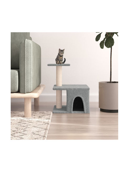 vidaXL Cat Scratching Tree Gray 42x34.5x48cm 171787 Skroutz.cy