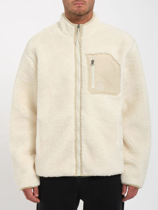 Volcom Muzzer Fuzzar Ανδρική Ζακέτα Μπεζ