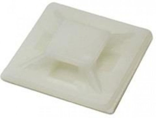 CHS Adhesive Cable Tie Mount 19X19 AAM-1 CHS 1 Piece White 1 Piece