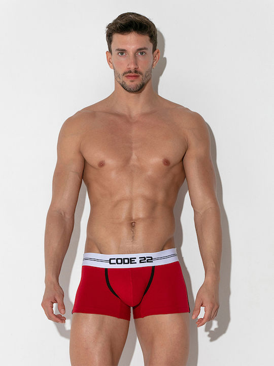 Code 22 Herren Boxershorts Rot 1Packung