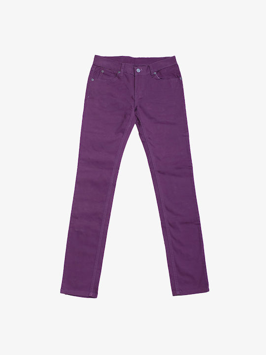 Cheap Monday Women's Cotton Trousers Purple