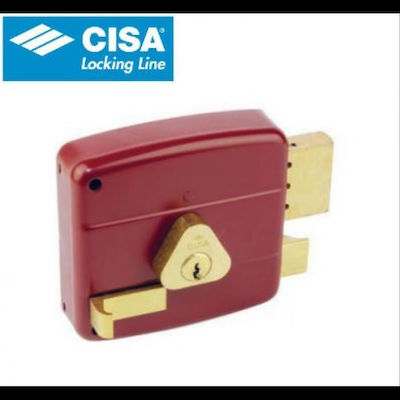 Cisa Boxed Lock in color Red