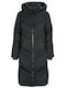 Guess Women's Long Puffer Jacket for Winter Black