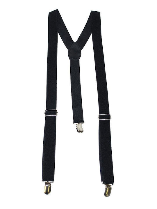 Suspenders Monochrome Black