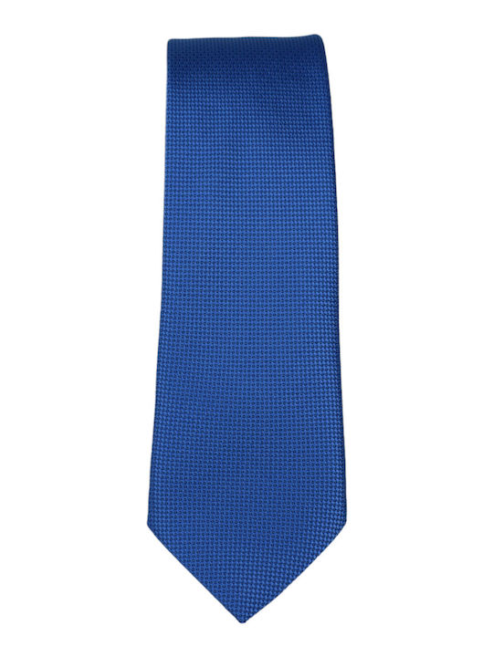 Boston Herren Krawatte Monochrom in Blau Farbe