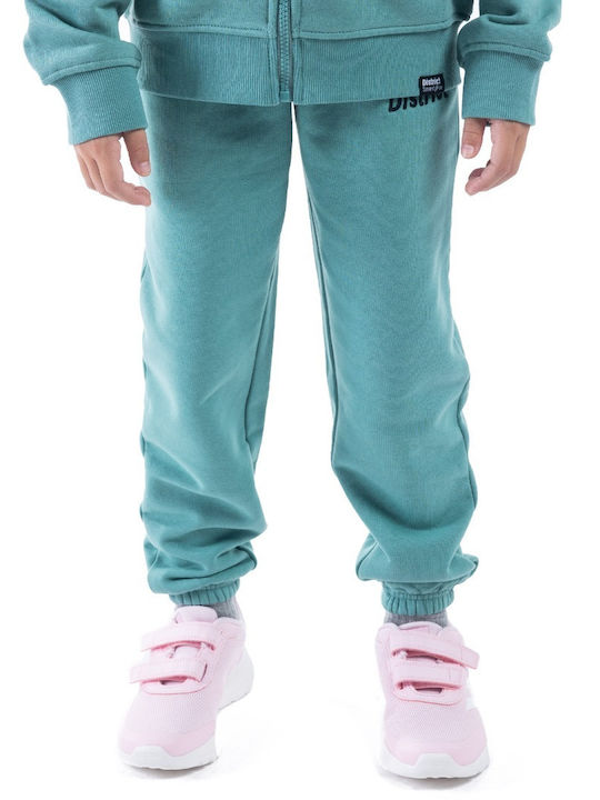 District75 Kids Sweatpants Turquoise 1pcs