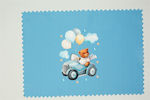 Dimcol Fabric Baby Placemat Blue