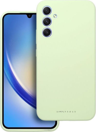 Roar Cloud-Skin Back Cover Silicone Green (Galaxy A34)