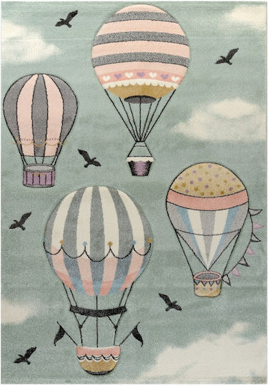 Tzikas Carpets 64047-40 Παιδικό Χαλί Πράσινο 133x190cm
